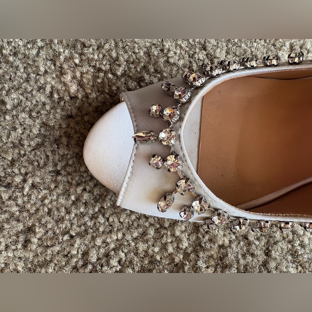 Aquaazzura bridal White-Embellished Women's Heels - Picture 5 of 12